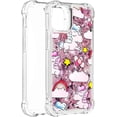 thumbnail image 3 of Compatible with iPhone 11 Case Liquid Glitter Cute Stylish Slim Silicone Quicksand Sparkle Shockproof Protective for Women Girls Case for iPhone 11 6.1 inch Pink Horse YB, 3 of 12