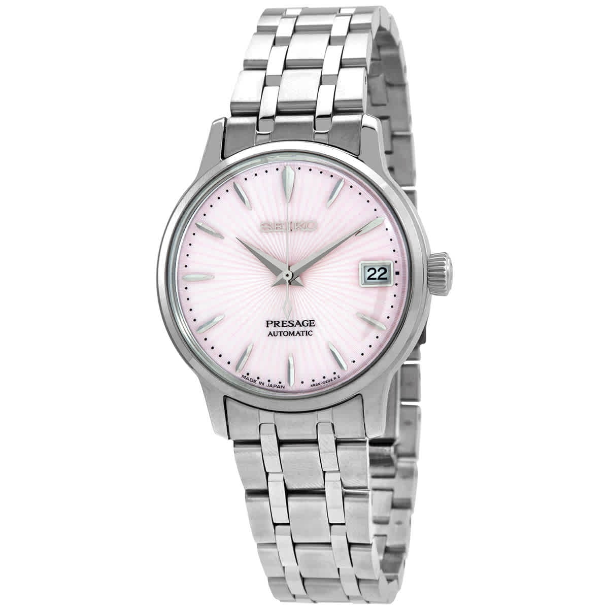 Seiko Presage Automatic Pink Dial Watch SRP839J1 - Walmart.com