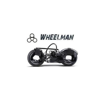 Big Toys WM-01_Black Wheelman 50Cc Skateboard - Black