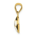 thumbnail image 3 of Auriga Fine Jewelry 14K Yellow Gold Enameled Soccer Ball Pendant for Women, 3 of 5