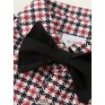 thumbnail image 4 of ZOEREA Baby Boy Suit Formal Outfit Clothes Set Infant Tuxedo Long Sleeve Dress Shirt+Suspender Pants+Bowtie+Beret Hat, 4 of 13