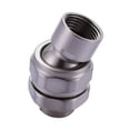thumbnail image 4 of Luzkey Universal Swivel Joint Shower Head Direct Installation Wall Mounted Shower Nozzle Adapter Adjustable Joint for Bathroom Home Grey, 4 of 8