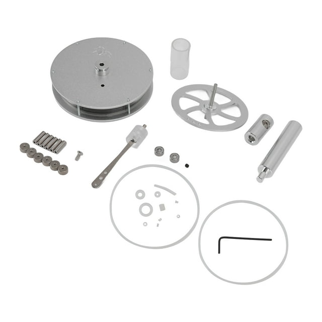 Modelo de Motor Stirling ANGGREK Aluminio Bricolaje Baja Temperatura
