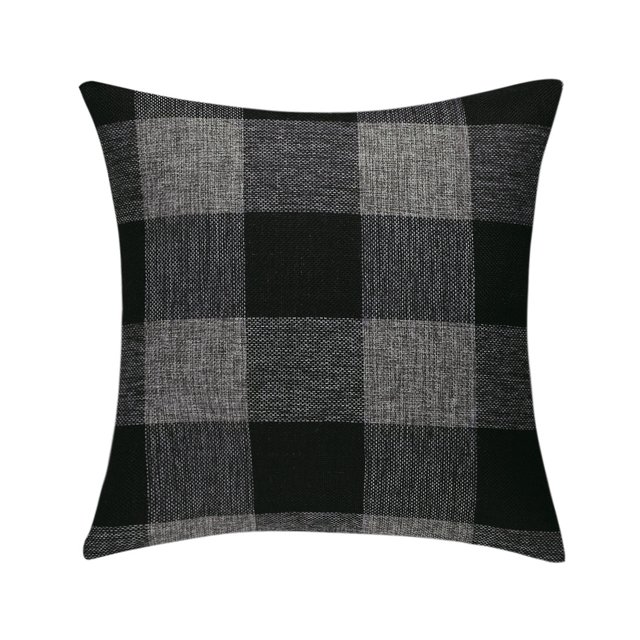 Unique Bargains Housse de Coussin Décorative Classique Rétro à Carreaux, Protège-Housse de Coussin pour la Maison et le Bureau
