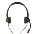 RJ9 Headset Noise Cancelling Mute Function Corded Business Headphone