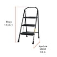 thumbnail image 3 of Truper Escalera Tubular, Plegable, 3 peldaños, 3 of 4