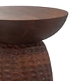 thumbnail image 5 of Simpli Home Boyd 16" WD Mango Contemporary Tall Accent Table in Warm Dark Brown & Assembled, 5 of 7