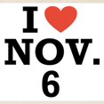 thumbnail image 2 of CafePress - I Heart November 6 Tote Bag - Unisex Canvas Tote Bag, Beige, 1-Piece, 2 of 7
