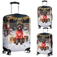 thumbnail image 2 of Happy New Year 2026 Portuguese Water Dog Holiday Balloons Party Snow Travel Luggage Cover PWD Portie Fishing Dog Lover Suitcase Dust Protective Decor - 13018, 2 of 5