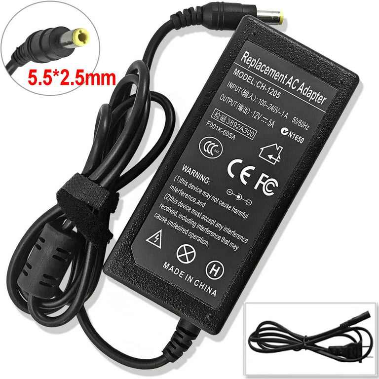 12V 5A 60W AC Adapter Charger Power Supply for Data Model Cp-1250 Cp1250