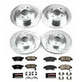 thumbnail image 3 of PowerStop Front and Rear Z23 Evolution Sport Carbon-Fiber Ceramic Brake Pad and Drilled & Slotted Rotor Kit Fits: HONDA Select Models K695, 3 of 10