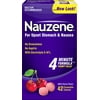 Nauzene Upset Stomach & Nausea Relief w/ Electrolyte Chewable Tablet, Wild Cherry, 42 ct, 2 Pack