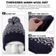 thumbnail image 4 of Gorro de punto, gorro cálido de invierno, gorro de punto, gorro térmico de algodón para invierno., 4 of 5