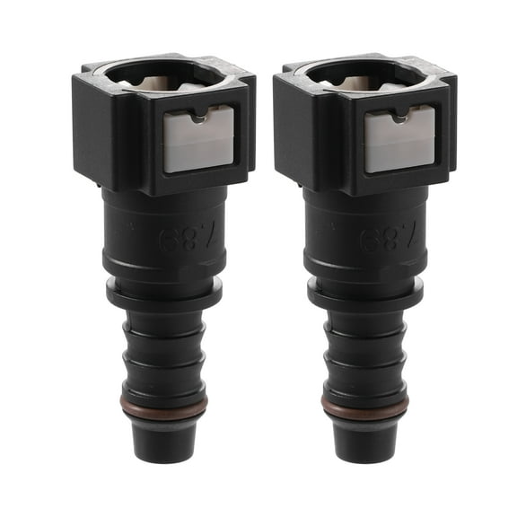 Unique Bargains 2pcs Car 5/16 Fuel Line Quick Connector Fuel Line Nylon Hose Pipe Quick Release for 5/16 to 5/16 ID