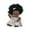 B, variant on Funix 14-inch Black Enamel Doll, Full Enamel Girl Doll, Realistic Puppet with Explosive Head, Children's Birthday & Christmas Gift, Collector's Toy