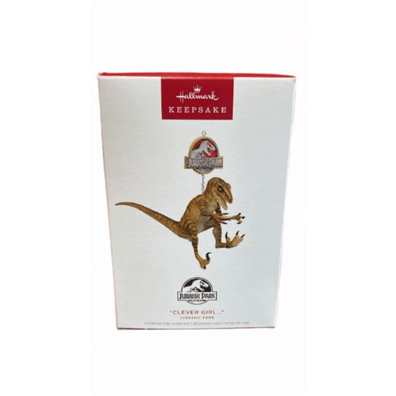 Hallmark Keepsake 2025 Jurassic Park Clever Girl... Christmas Ornament New w Box
