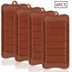 thumbnail image 1 of Paquete de 4 barras energéticas antiadherentes y moldes de proteínas aptos para alimentos con sabor a chocolate, 1 of 7
