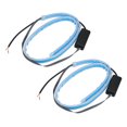 thumbnail image 1 of Unique Bargains 2pcs 60cm Car LED Headlight Strip for Daytime Running Lights Sequential Switchback Yellow and White, 1 of 1