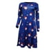 thumbnail image 2 of Vestido de mujer con estampado de Navidad, ropa de niña de dibujos animados, vestido de manga larga para ambiente de festival, tipo 1, 3XL Noticed AP003995-06, 2 of 5