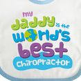 thumbnail image 4 of Inktastic Chiropractor Daddy Boys or Girls Baby Bib, 4 of 4