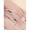 thumbnail image 5 of Bagilaanoe Toddler Baby Girl Dress Ruffle Long Sleeve A-line Princess Dresses 3M 6M 9M 12M 18M 24M 3T Kid Flower Embroidered Patchwork Tulle Skirt, 5 of 8