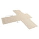 thumbnail image 5 of Funda para silla reclinable ANGGREK diseño reversible color beige en forma de T, 5 of 8