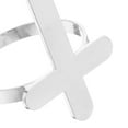 thumbnail image 3 of unbranded 4Ud Para Servilletas En Plata Con Cruzado Para Y Bodas, 3 of 8