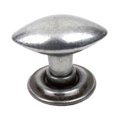 thumbnail image 3 of Rio - Zinc Die Cast, 30mm dia. Oval Knob, Weathered Brass, 3 of 3