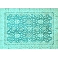 thumbnail image 1 of Ahgly Company Indoor Rectangle Oriental Light Blue Traditional Area Rugs, 5' x 8', 1 of 4