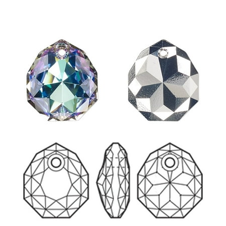 

Drop Crystal Passions crystal vitrail light P 16mm faceted majestic pendant (6436). Sold individually.