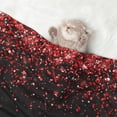 thumbnail image 2 of Yiaed Red Glitter1 Print Dog Blankets-Cat Blanket Washable for Couch Protection,Puppy Blanket, Soft Plush Reversible Throw Furniture Protector-Small, 2 of 8