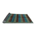 thumbnail image 2 of Ahgly Company Indoor Rectangle Abstract Light Blue Modern Area Rugs, 5' x 8', 2 of 4