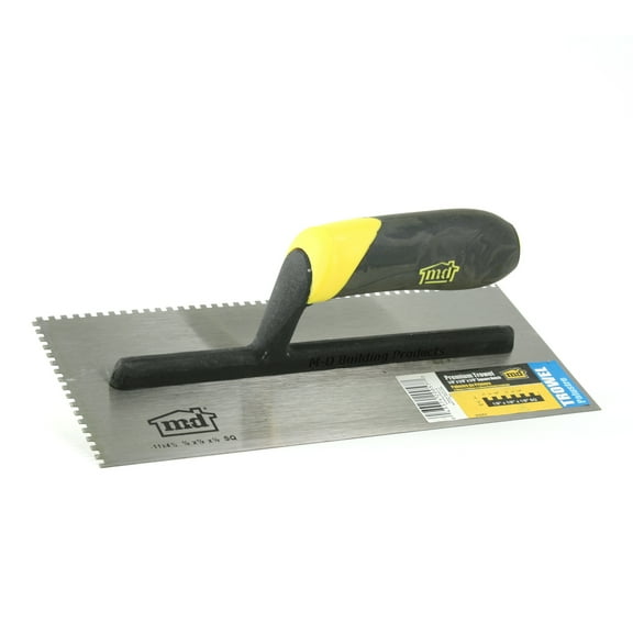 M-D Building Products 20057 1/8 in. x 1/8 in. x 1/8 in. Premium Square Notch Trowel