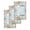 Blue, variant on Easter Kitchen Dish Towels for Drying Dishes Set of 4, Spring Watercolor Bunny Carrots Eggs Flowers Beige Waffle Weave Microfiber Hand Tea Bathroom Towels Quick Dry & Absorbent Towel 15.7x23.6