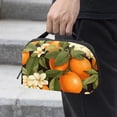 thumbnail image 2 of Tangerine Electronic Travel Case Organizer USB Case Charger Phone Case Cable Organizer, Oxford Fabric Waterproof Portable Digital Storage Bag for Cables, Chargers, Phones - 5.9x9.44x3.14 in, 2 of 6