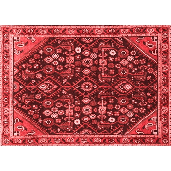 Ahgly Company Indoor Rectangle Persian Red Traditional Area Rugs, 6' x 9'