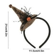 thumbnail image 3 of Mauxuk Halloween Witch Headband - Spooky Hair Accessory with Skull & Veil for Party, Themed Photography, Comfortable & Non-Slip, 3 of 6