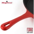 thumbnail image 2 of Poêle en Fonte MAGEFESA Ferro, Rétention et Distribution de Chaleur Optimales, pour Tous les Types de Plaques de Cuisson, Induction, Compatible Four, Économie d'Énergie, Nettoyage Facile, Longue Durabilité (Poêle Rouge, 12.2”), 2 of 5