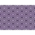 thumbnail image 1 of Ahgly Company Indoor Rectangle Patterned Dark Purple Area Rugs, 3' x 5', 1 of 6