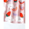 thumbnail image 7 of Amidoa Girls Summer Dresses Short Sleeve A-Line Flowy T-Shirts Casual Floral Print Midi Cotton Sundress,Blue Size 10, 7 of 7