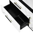 thumbnail image 4 of DEXTRUS 35.4" Bathroom Vanity Floating Wall Mounted Single With Door, Ceramic Sink Vessel and Stone Vanity Tabletop, Wood Base, 4 of 6