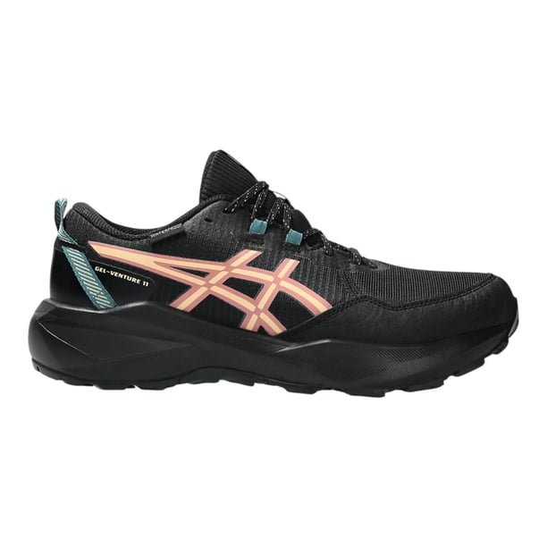 TENIS ASICS MUJER VENTURE 11WATER PROOF NEGRO 1012B934.001 negro 225