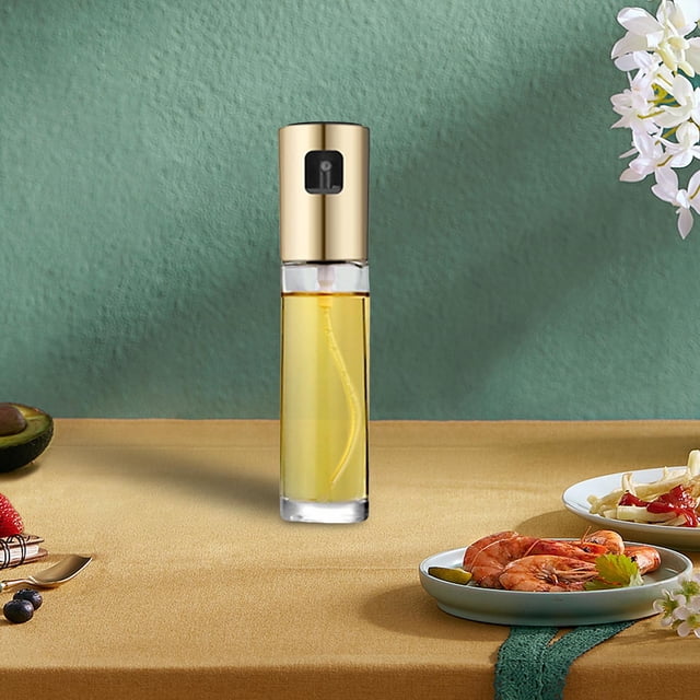 Rociador de aceite de oliva perfecl Mister Bottle dispensador de spray de vinagre dorado