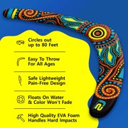 Soft Traditional Boomerang - Black Tribal - Refresh Sports