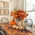 thumbnail image 7 of Coolmade 6Pcs Artificial Maple Leaves 23" Branches Fake Fall Maple Shrubs for Thanksgiving Christmas Festival Garland Decoration, 7 of 7