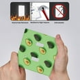 thumbnail image 4 of PAYOHTO Toggle Light Switch Wall Plate Green Avocados Double Switch Cover Standard Size 2-Gang 4.50" x 4.5" Unbreakable Polycarbonate Thermoplastic, 4 of 6