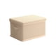 thumbnail image 2 of Caja grande de tela con tapa - Organizador apilable para ropa de vestuario, plegable y transpirable para camisas, pantalones y juguetes, 2 of 6