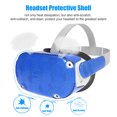 thumbnail image 3 of Acrílico VR Cáscara protectora portátil Removible Removible Color Sólido PROTECTOR DE CAPA DERECHO IZQUIERDA REPUESTO PARA OCULUS QUEST 2 AZUL Yuarrent EL014446-03B, 3 of 7