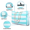 thumbnail image 2 of Bolsa de Playa Becokan Tote Impermeable y Antiarena para Mujer, 2 of 6