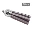thumbnail image 4 of Cateissary 28 piezas llavero dijes creativo delicado llavero colgante borlas Simple bolso decoración borla artesanía decoración DIY accesorio Artesanía gris claro Cateissary HA059646-15B, 4 of 6